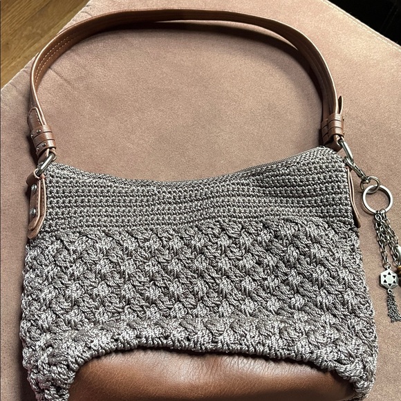 The Sak Brown Crochet Shoulder Bag - Picture 4 of 4